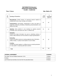 CBSE Class 10 Maths Syllabus 2023-24