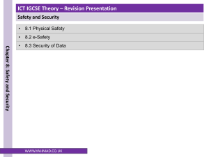 ICT IGCSE Safety & Security Presentation