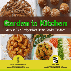 Garden to Kitchen: Nutrient-Rich Home Garden Recipes