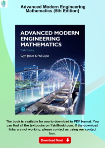 Download  Advanced Modern Engineering Mathematics (5th Edition)