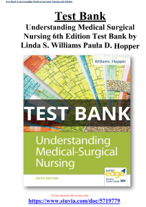 Test Bank Understanding Medical Surgical Nursing 6th Edition Test Bank by Linda S.