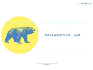 UCLA Case Book 2019-2020: Industry Overviews