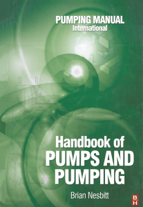 Handbook of Pumps and Pumping  Pumping Manual International 2006