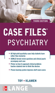 CASE FILES PSYCHIATRY