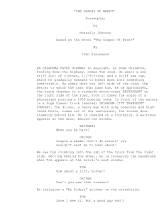 Grapes Of Wrath 347 Screenplay