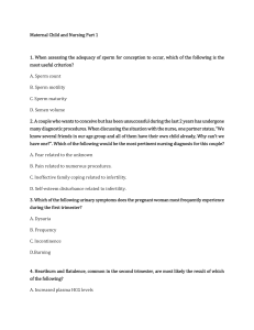 Maternal Child Nursing Exam Questions