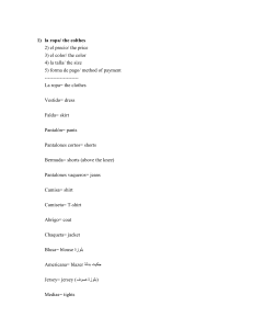 MID TERM FIRST SEMESTER SPANISH TEST