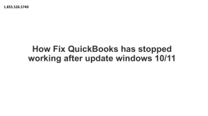Simple Learn to Fix QuickBooks has stopped working issue