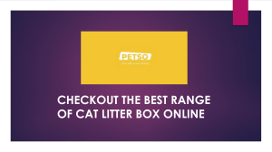 Checkout The Best Range Of Cat Litter Box Online