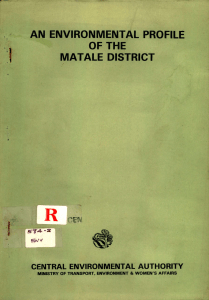 Matale District Environmental Profile