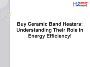 Buy Ceramic Band Heaters: The Role They Play in Energy Efficiency!