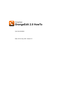 OrangeEdit HowTo 0.3.EN