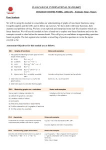 HHW-Graphing Project and Worksheet (2)