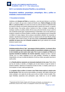 2024-7-22 - Colegio Martín Zapata - Filosofía - Eje2.d- Aristóteles 1ra parte. Texto y Actividad