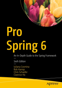 Pro Spring 6: In-Depth Guide to Spring Framework