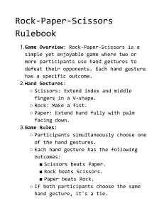 Rock-Paper-Scissors Rulebook