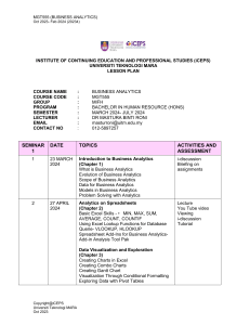 MGT 555 LESSON PLAN