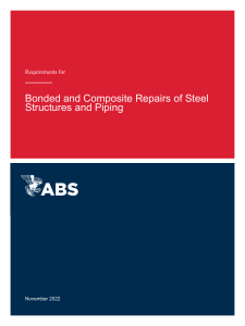 Bonded & Composite Steel Repair Requirements