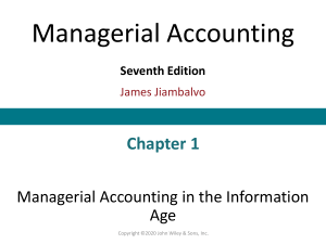 ch01 Managerial Accounting