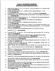 7.Coordiante Geometry
