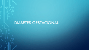 Diabetes gestacional