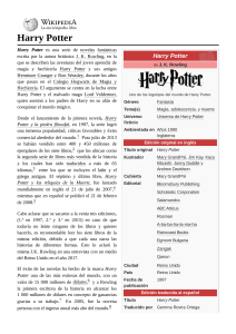 Harry Potter: Artículo de Enciclopedia