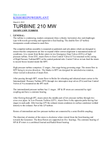 LMW TURBINE OPERATION