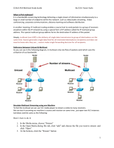 Yasser Auda CCIEv5 IPv4 Multicast Study Guide