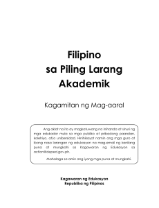 Filipino (Akademik)