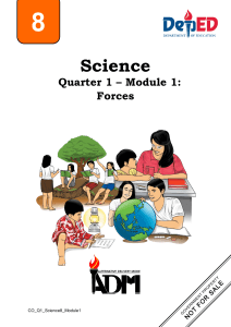 Science Module: Forces