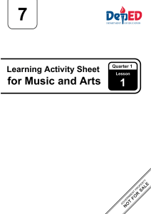 Q1 WS Music and Arts 7 Lesson 1 Weeks 1-2