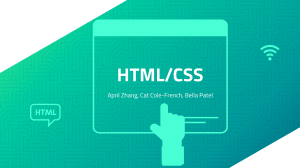 HTML & CSS Basics: Web Development Presentation