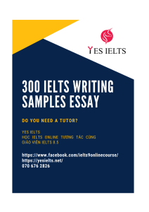 300 IELTS Writing Samples Essay YES IELTS  z-lib org