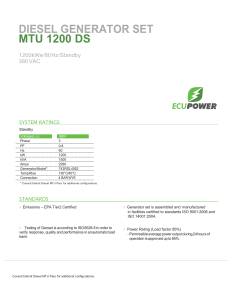 MTU 1200 DS - ECUPOWER