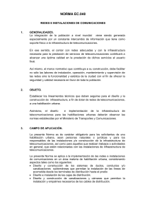 30 EC.040 REDES E INSTALACIONES DE COMUNICACIONES - DS N° 006-2011