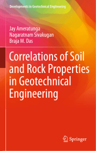 Ameratunga Correlations of Soil and Rock Properties in Geotechnical Engineering