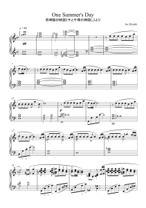 260281278-One-Summer-s-Day-Piano-Sheet