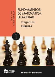 Fundamentos de Matemática Elementar - Vol. 1