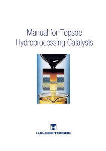 Topsoe Hydroprocessing Catalyst Manual