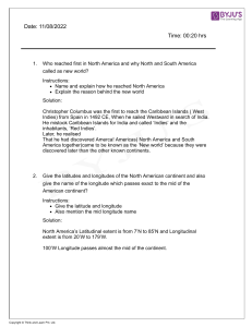 Study of Continents- North America Session 2 SUB