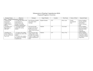 Reading Developmental Program