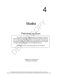 Music Teacher's Guide Grade 4