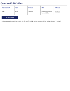 SAT MATH NO ANSWERS