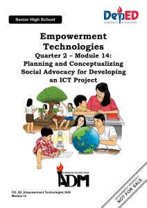 ADMSHS Emp Tech Q2 M14 Planning and Conceptualizing Social Advocacy FV (1)