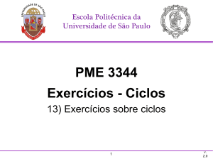 Exercícios de Ciclos Termodinâmicos