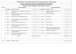 MTech(CSIS)Syllabus2023V3