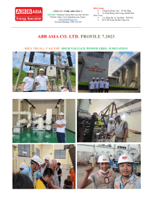 ABB Asia Co. Ltd profile 7.2023 - Electrical 92023