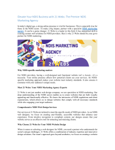 NDIS Marketing Agency