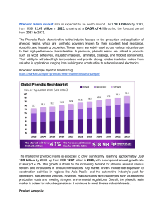 Rising Automotive and Construction Sectors Propel Phenolic Resin Market to New Heights