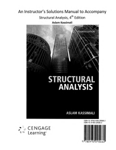 Structural Analysis Aslam Kassimali 4th